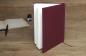 Preview: Elegant notebook, wine-red linen, thread-sewn, unlined